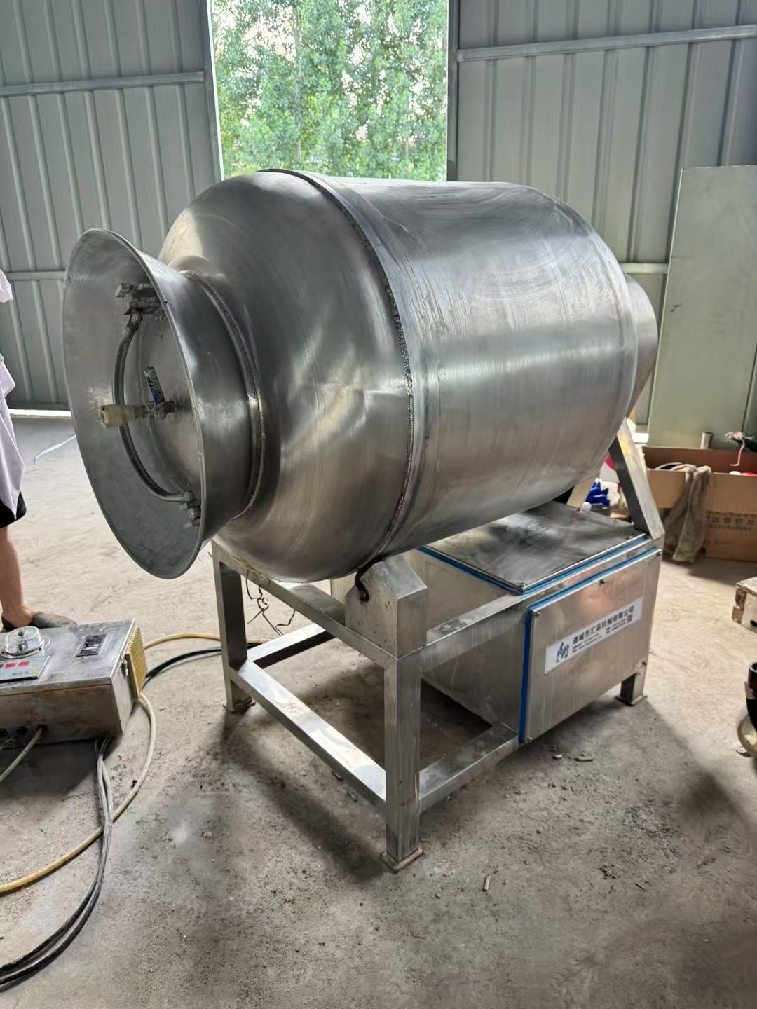 转让二手真空滚揉机 一台容积200升变频调速真空滚-1