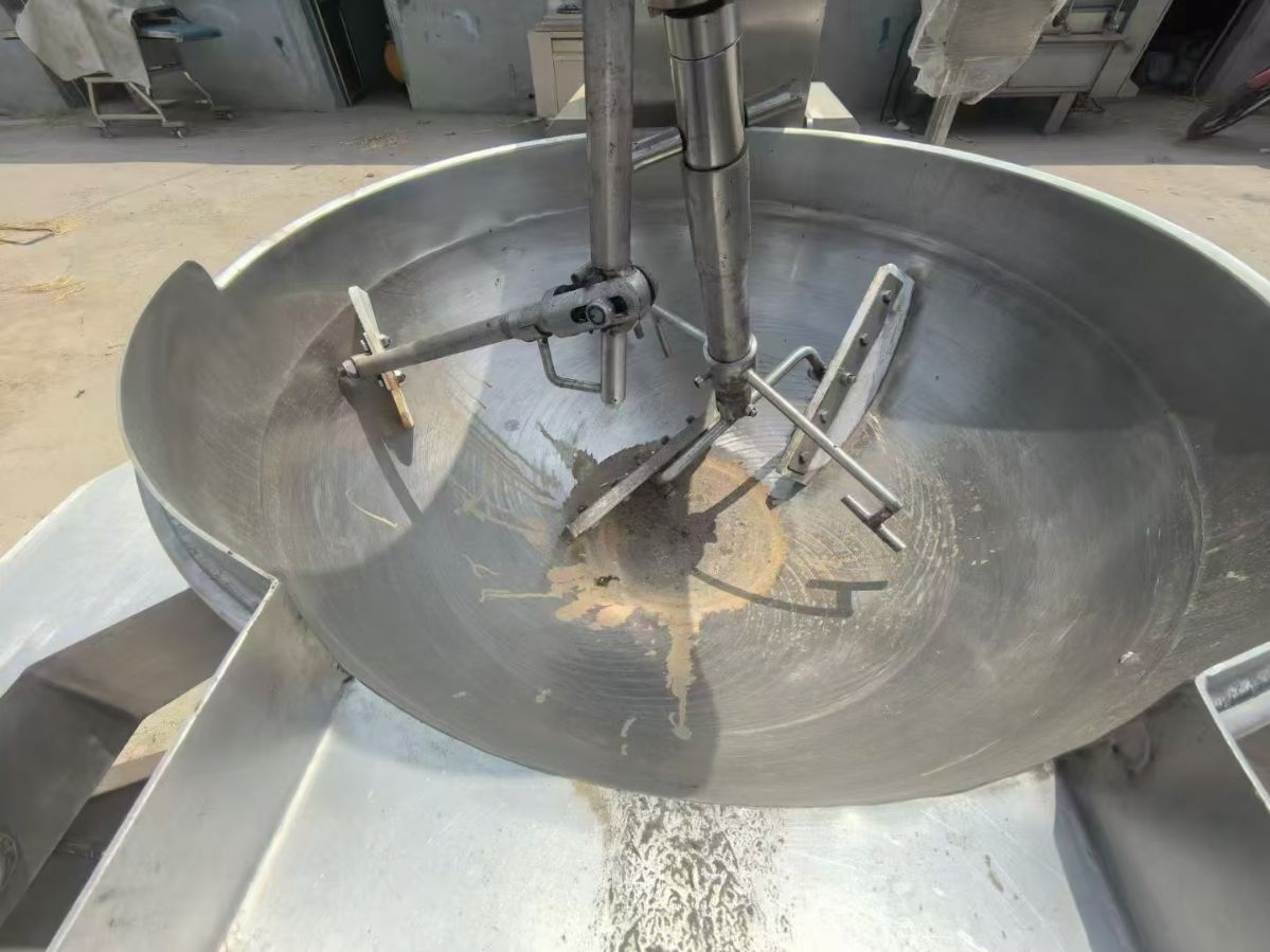 转让二手行星炒锅 一台容积300升全自动电加热行星-2