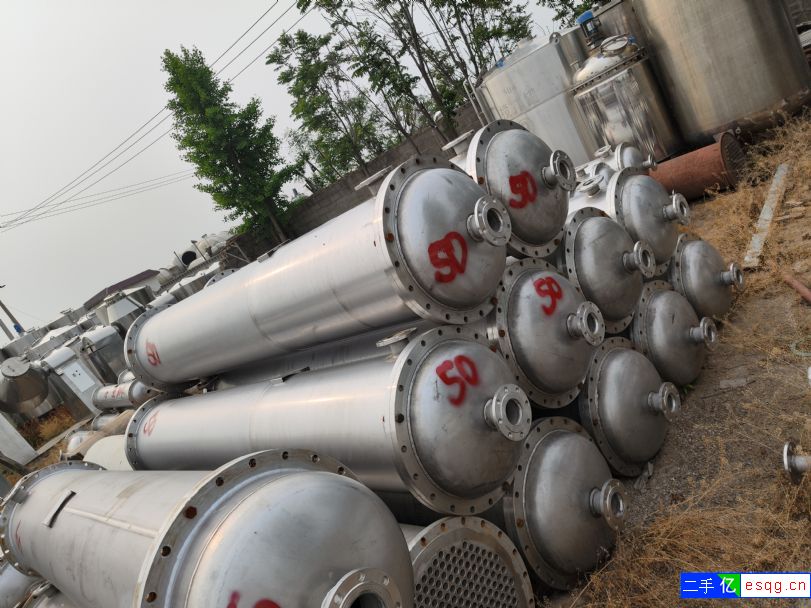 转让9成新不锈钢冷凝器列管冷凝器-2