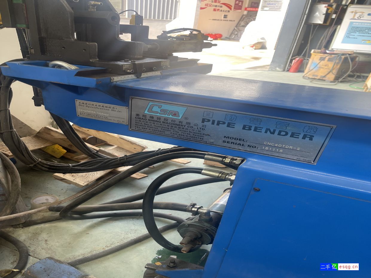 二手台湾乔升品牌数控弯管机-3