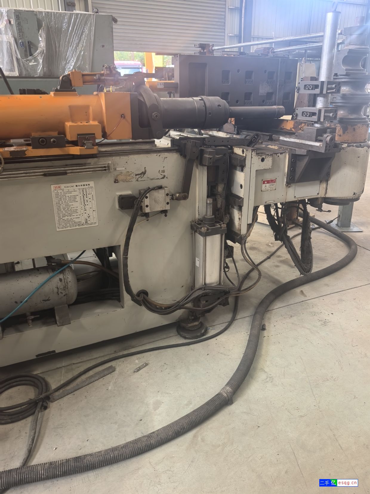 出售台湾颖霖原装进口的80六轴数控弯管机-3