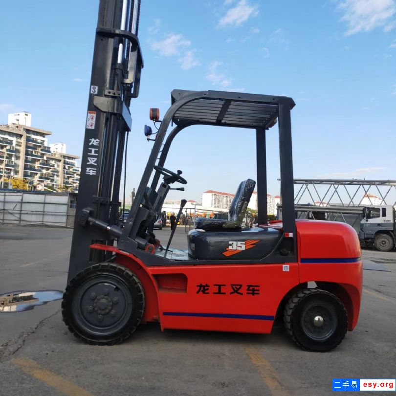 二手废料夹叉车，二手合力叉车低价出售-2