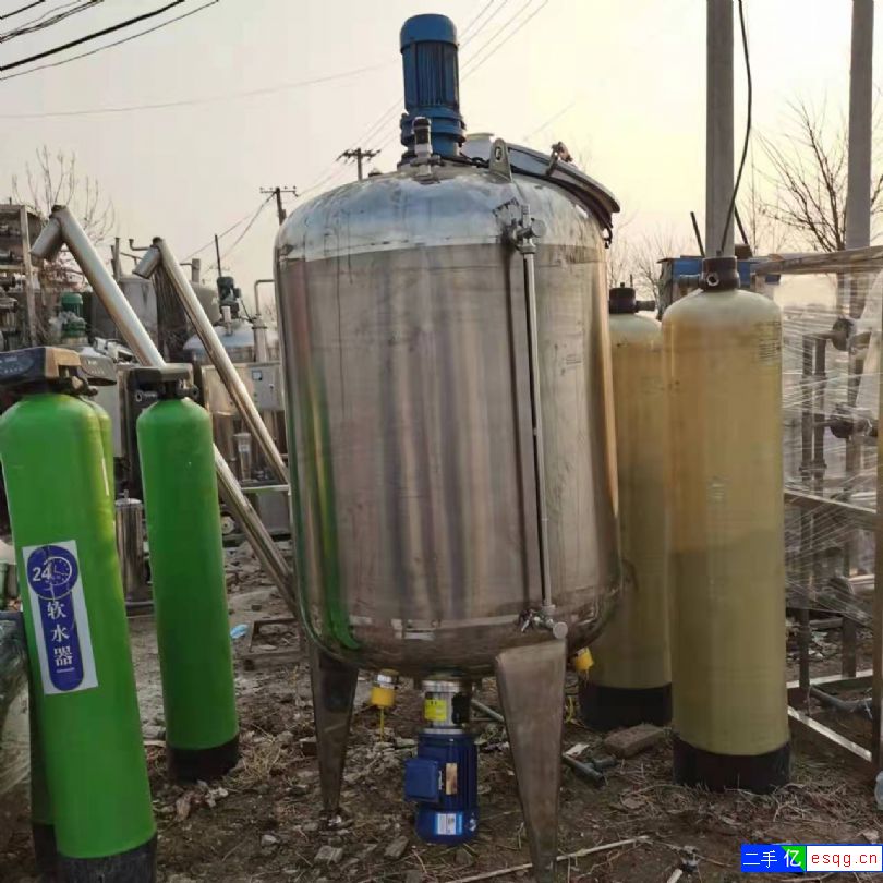 出售二手不锈钢乳化罐 真空乳化罐-2