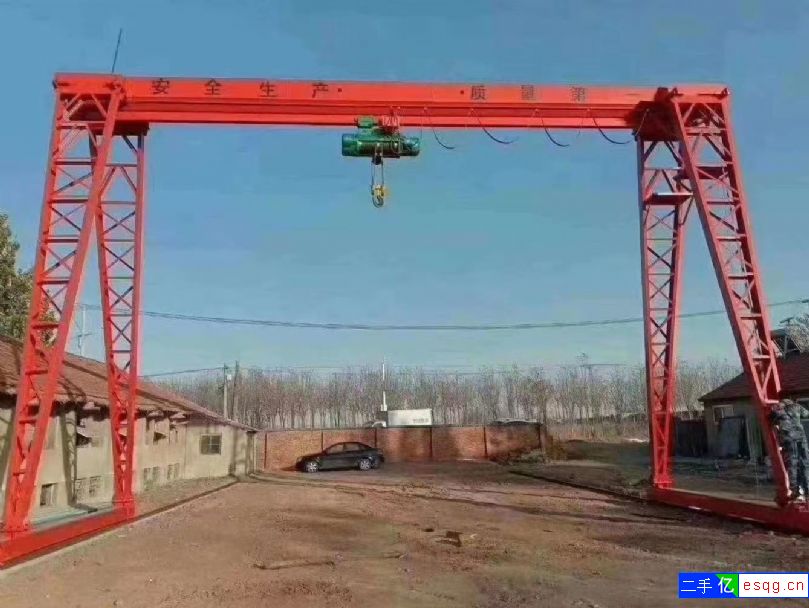 出售全包厢龙门吊5吨跨度20米腿高8.5米 二手单-2