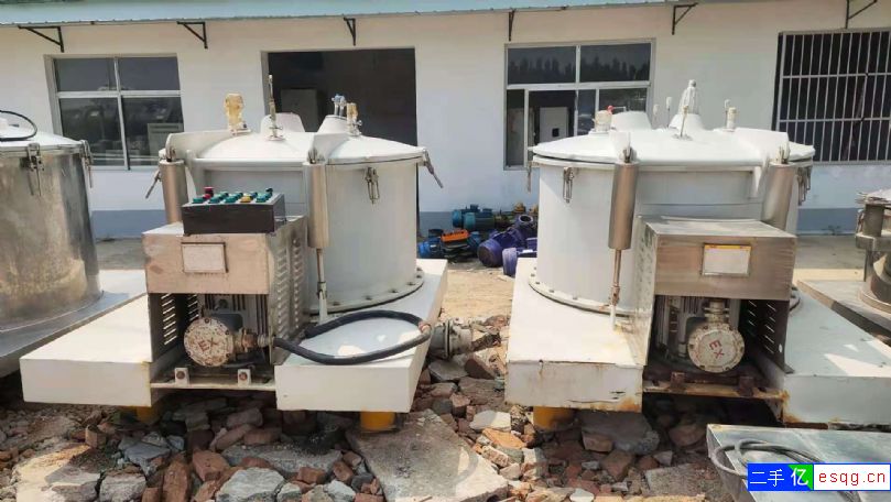 转让PSD1250外部衬塑内钛防腐吊袋离心机2台-1