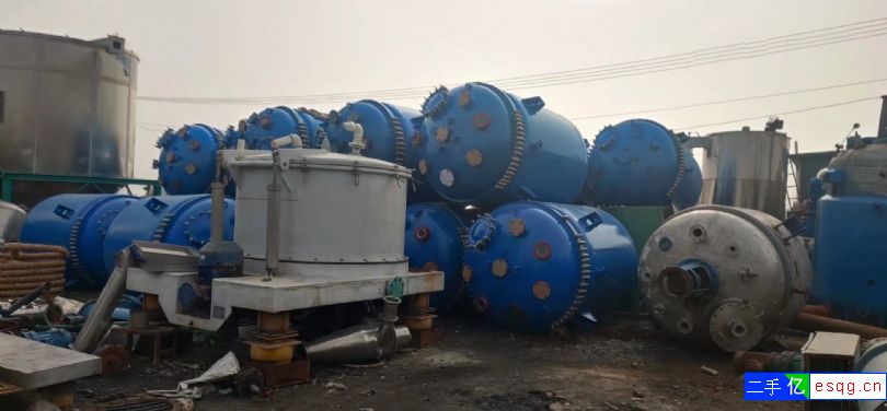 转让全新5000L搪瓷反应釜，配7.5kw防爆电机-2