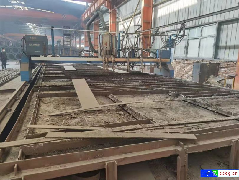 二手龙门等离子火焰切割机6米华远200-2