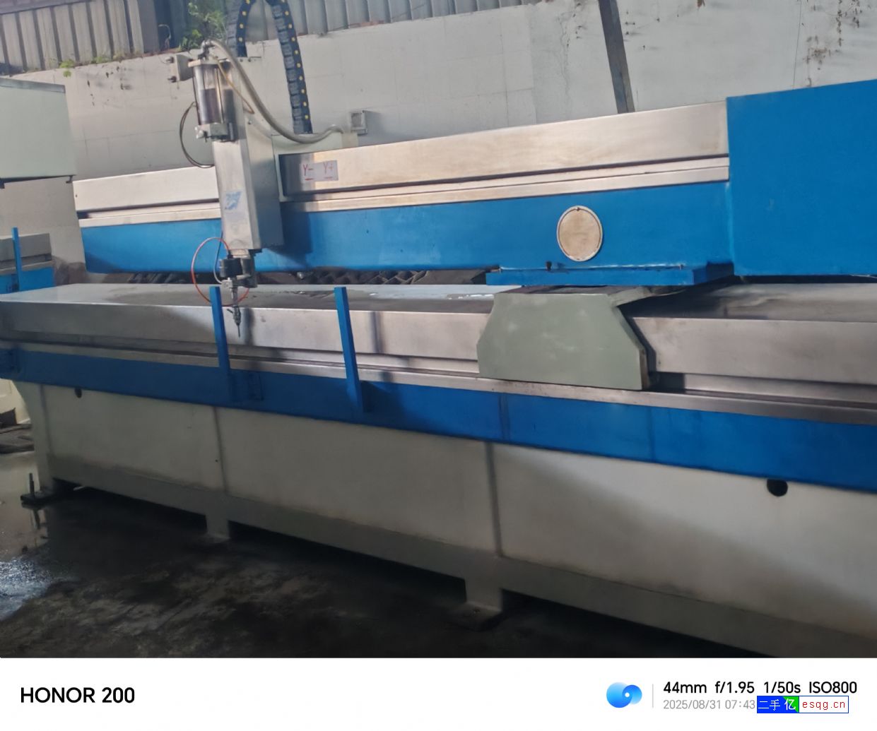 新到一台九成新4020旭升水刀-2