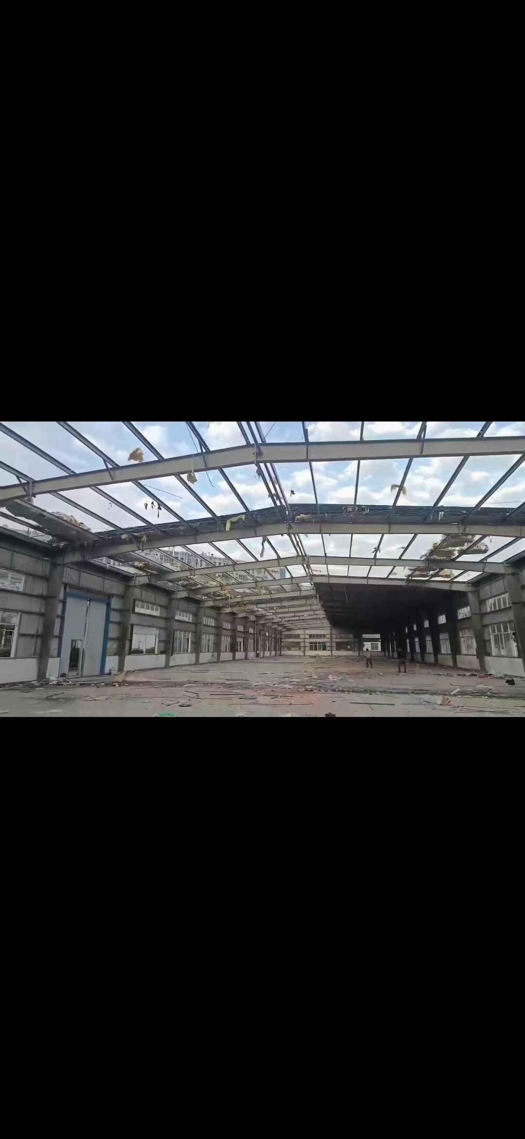 宽25米*长140米*高6.5米二手钢结构厂房-1