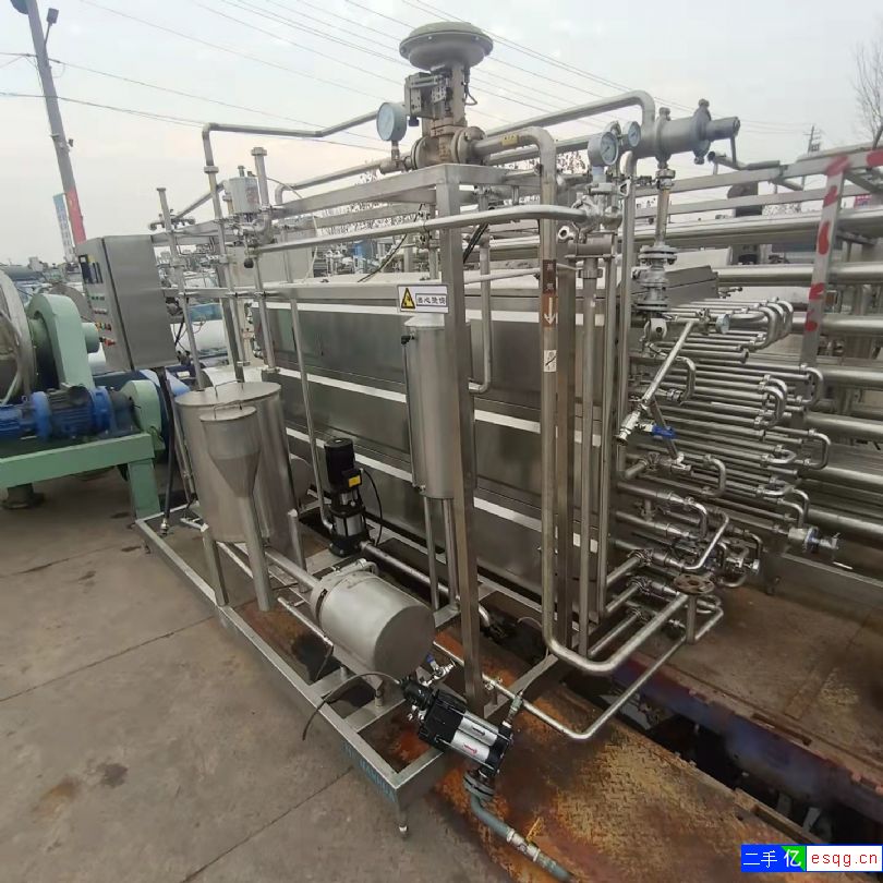低价出售二手管式瞬时杀菌机一套-1