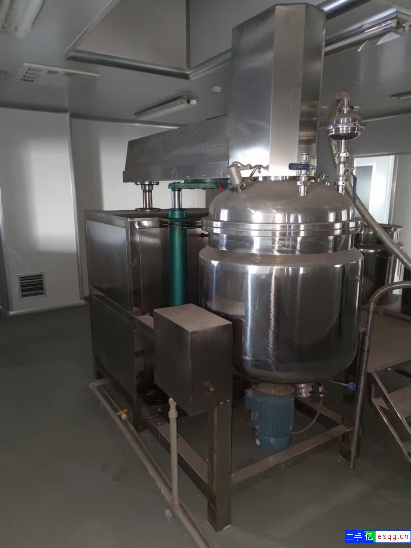 250升99成新，真空乳化机组，仅试生产用！有需要-2