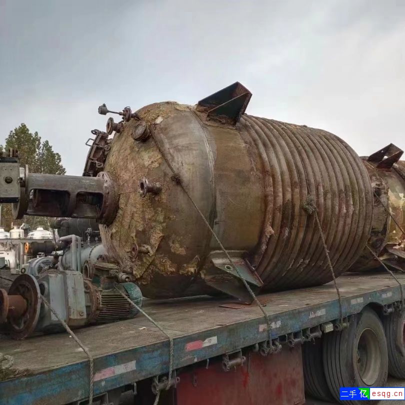 便宜出售   10立方不锈钢外盘管反应釜到货20台-2