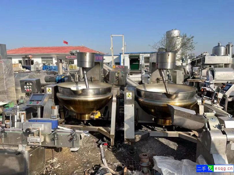 便宜出售  日通牌400L电加热行星搅拌夹层锅2台-1