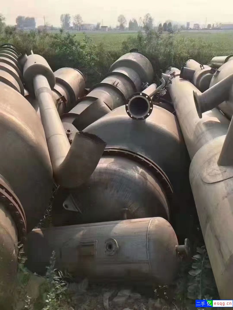 30吨全钛材蒸发器，4效强制循环，现货出售-2