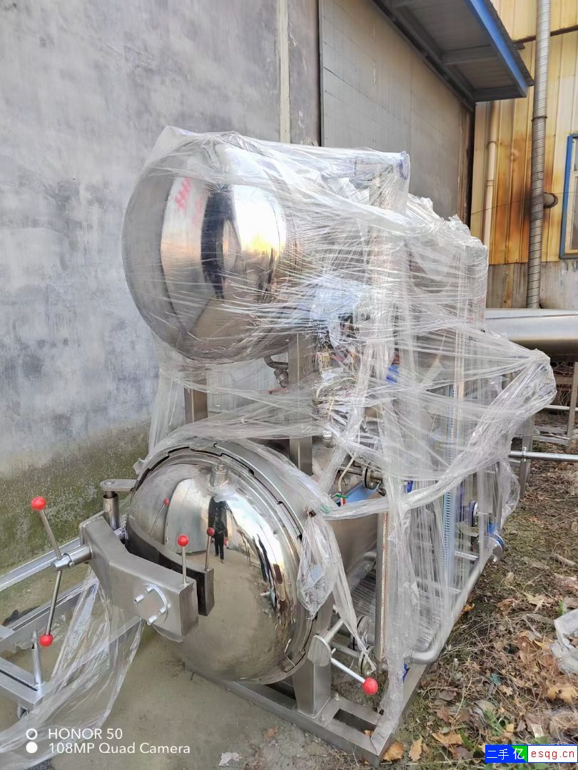 便宜出售  0.55立方电加热杀菌锅，手续配件齐全-1