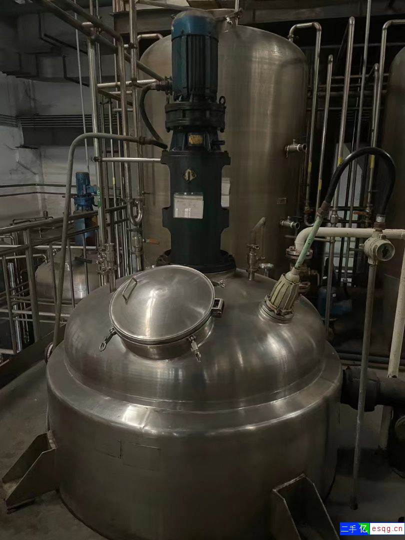 3立方不锈钢外盘管反应釜到货多台-1