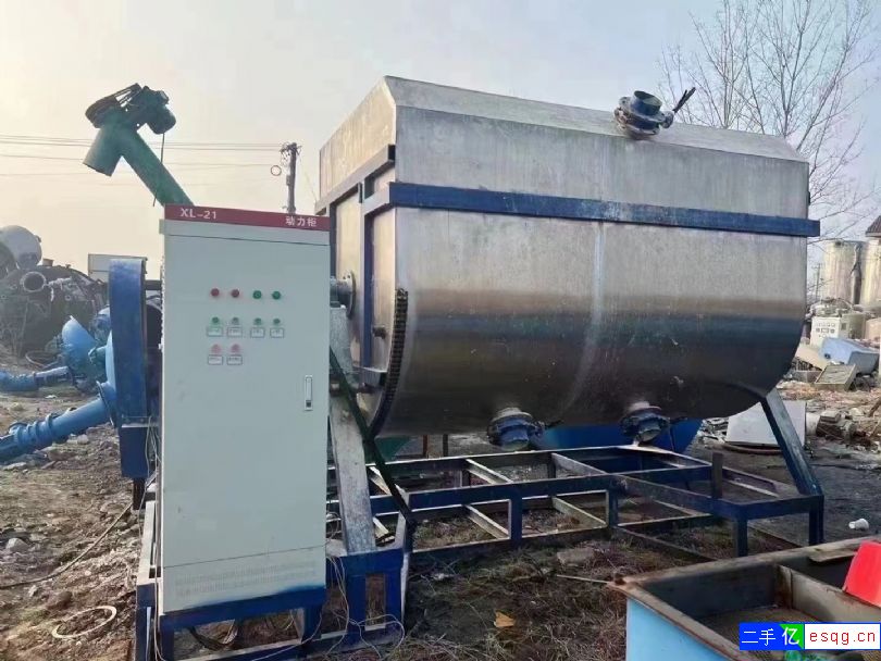 20年10吨真石漆混合机 仅用两次 带变频 翻缸 -1