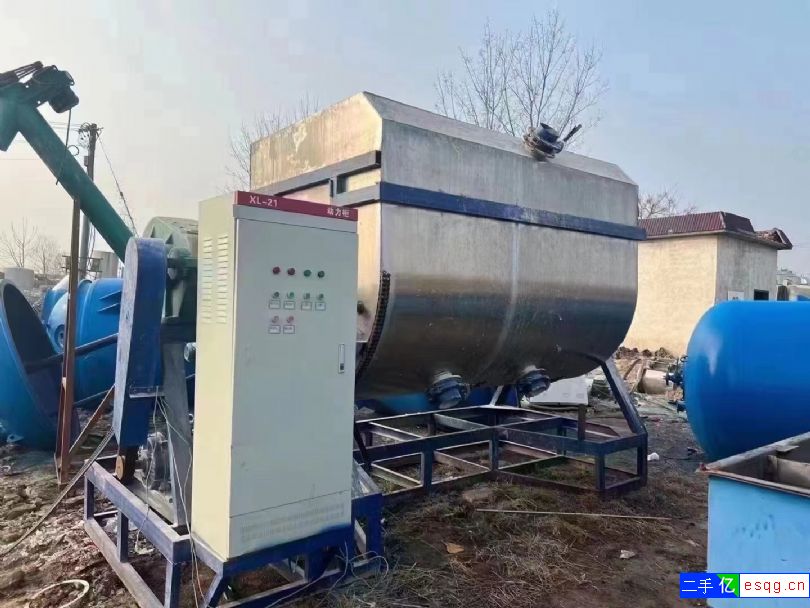 20年10吨真石漆混合机 仅用两次 带变频 翻缸 -2