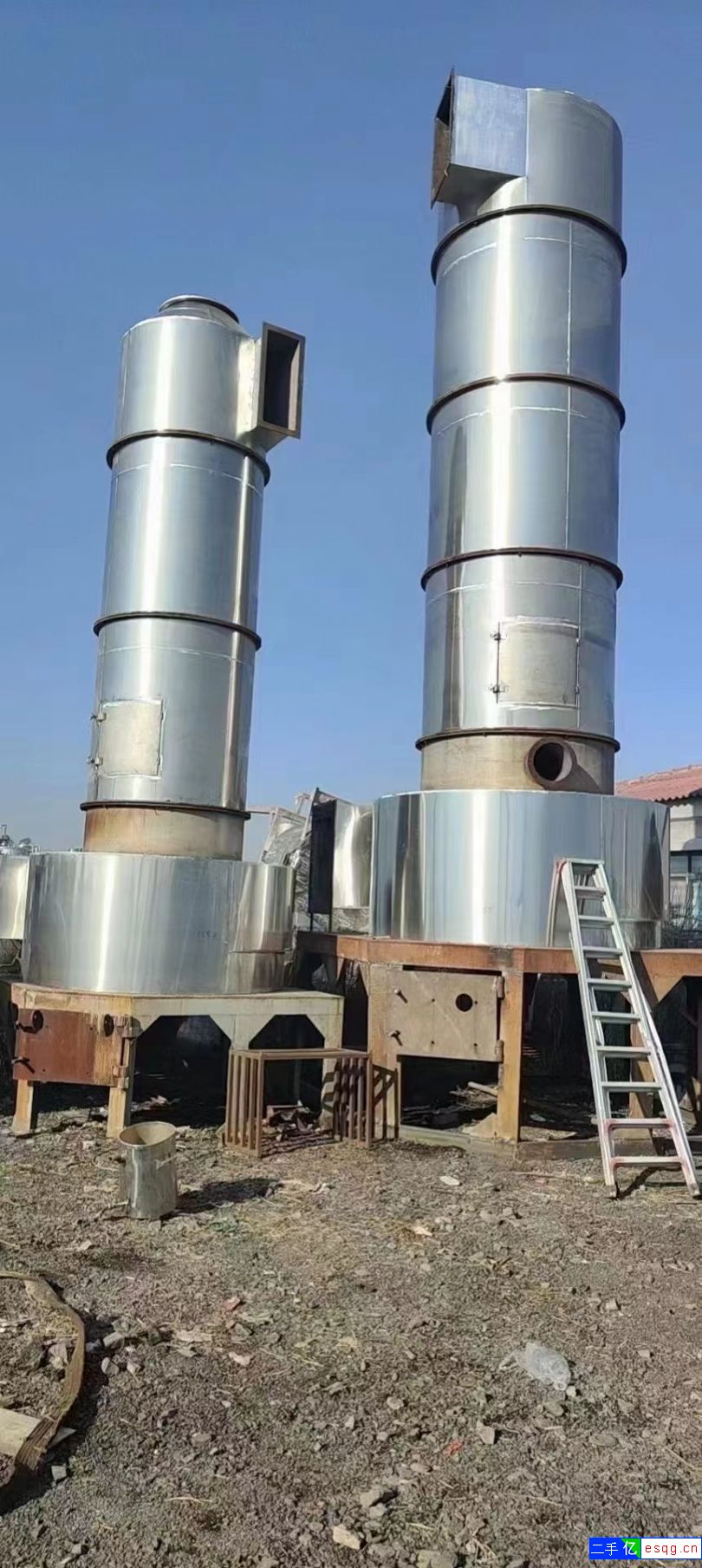 出售2台闪蒸干燥机全套，一套1米2，一套1米6的，-1