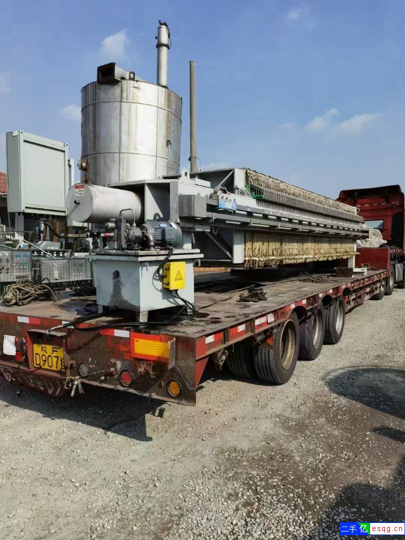 出售新到2台景津250平方自动压滤机，基本全新-1