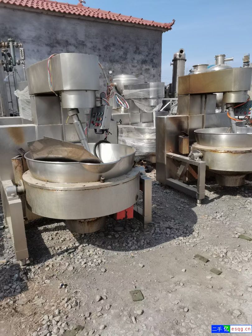 出售6台龙江500燃气高粘度搅拌夹层锅，需要的联系-1