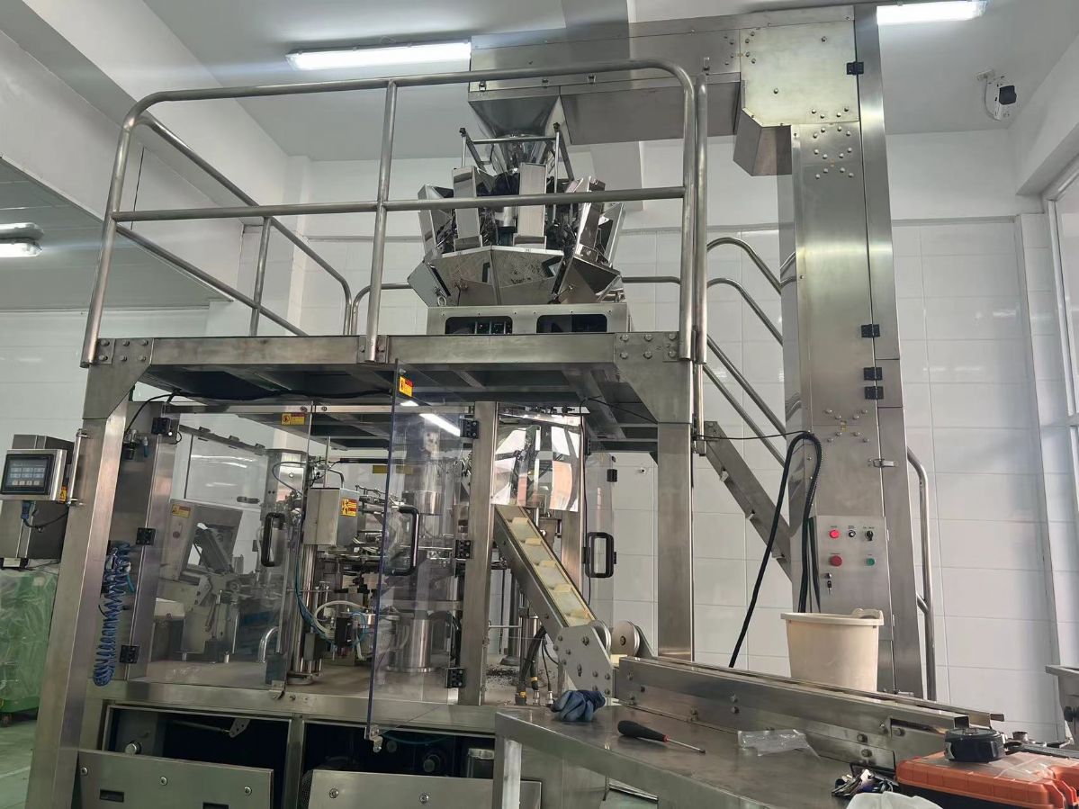 大川820给袋式包装机配精微10头称-1