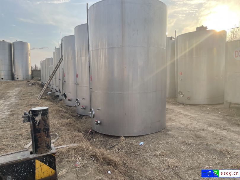 出售二手20立方不锈钢储罐 内盘管不锈钢储罐 立式-2