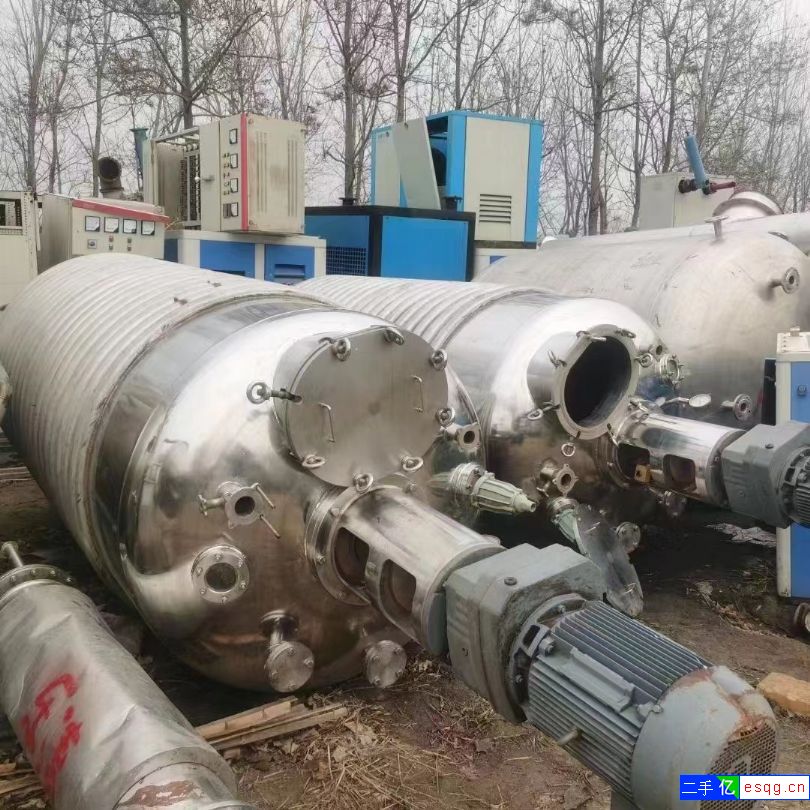 出售二手发酵罐，二手10立方不锈钢外盘管发酵罐-1