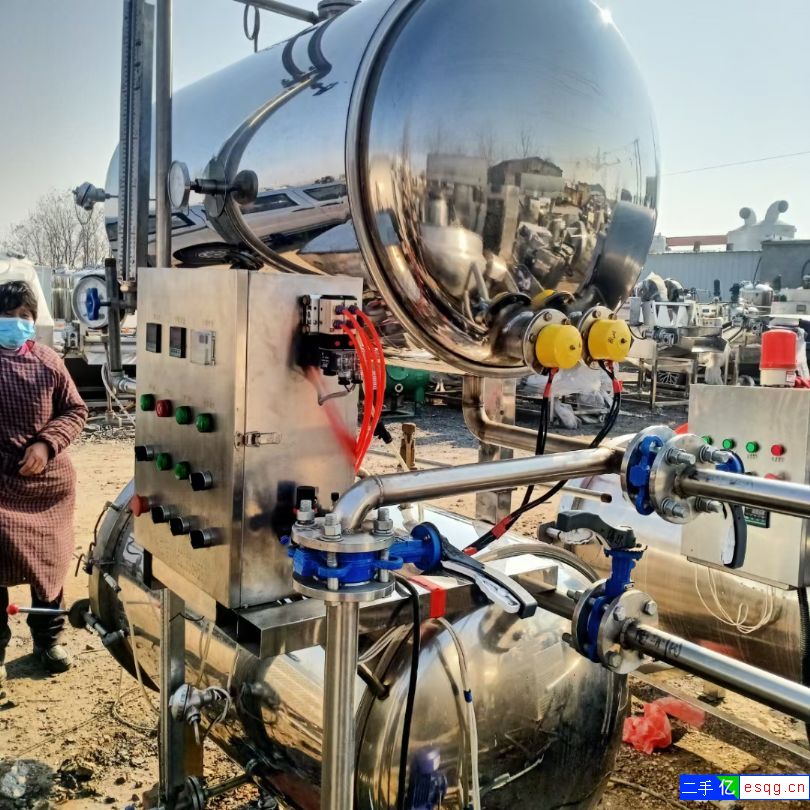 转让9成新食品杀菌锅，电加热杀菌锅，双层水浴式杀菌-1