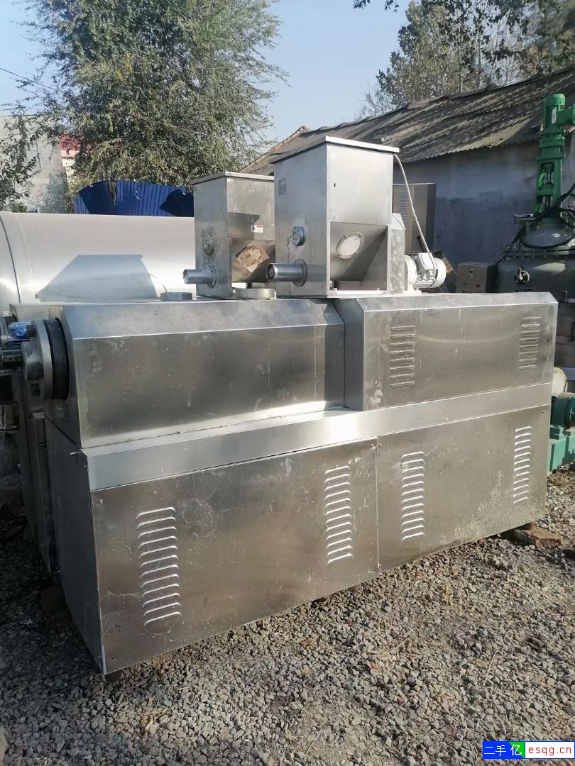 出售9成新65型膨化机，70型双螺杆膨化机-1