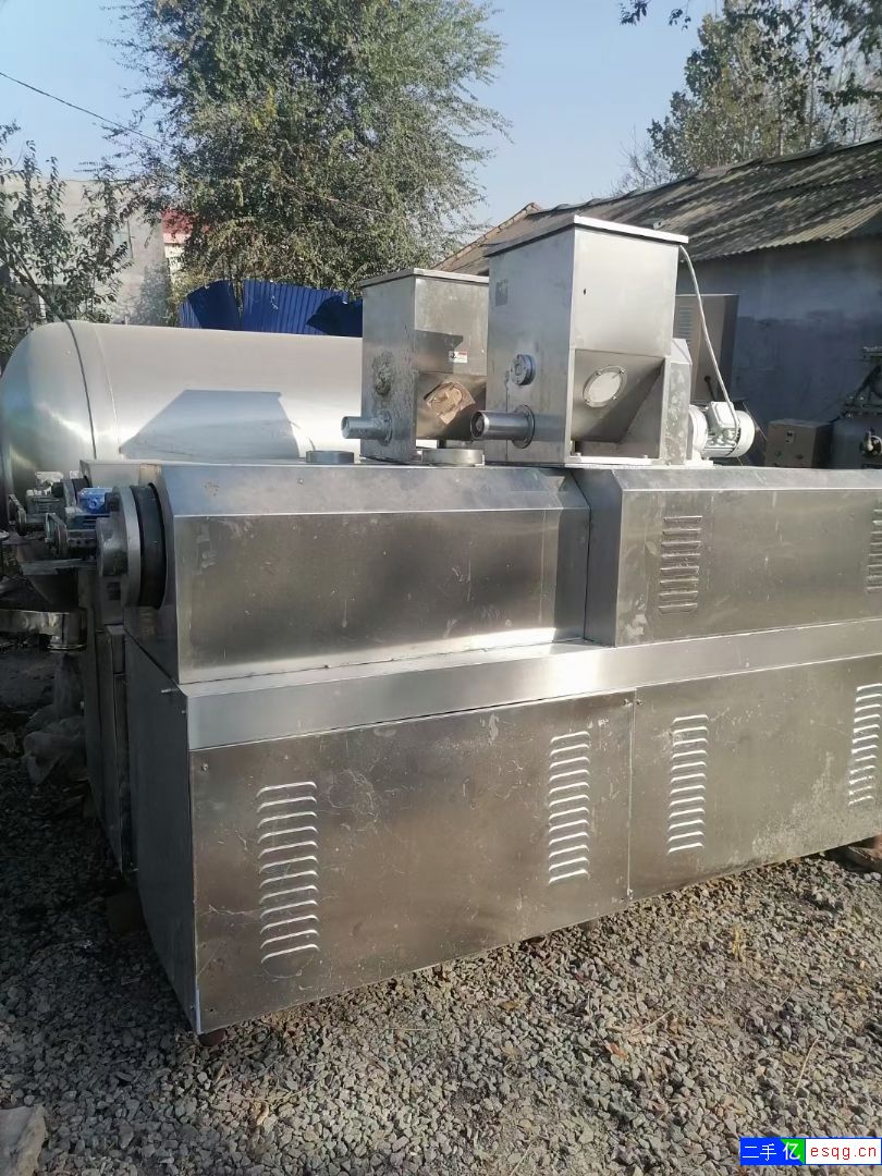 出售9成新65型膨化机，70型双螺杆膨化机-2