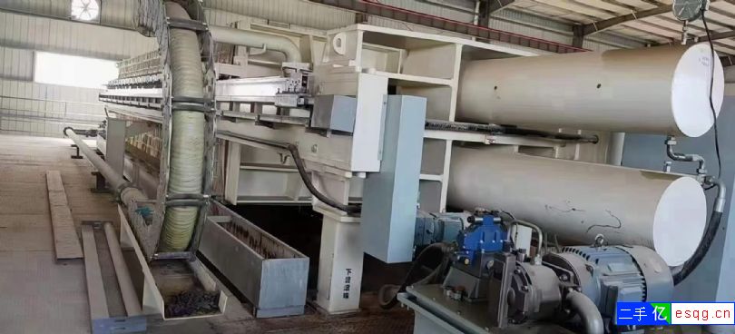 出售二手景津600平方，高效快开自动隔膜压滤机，现-1