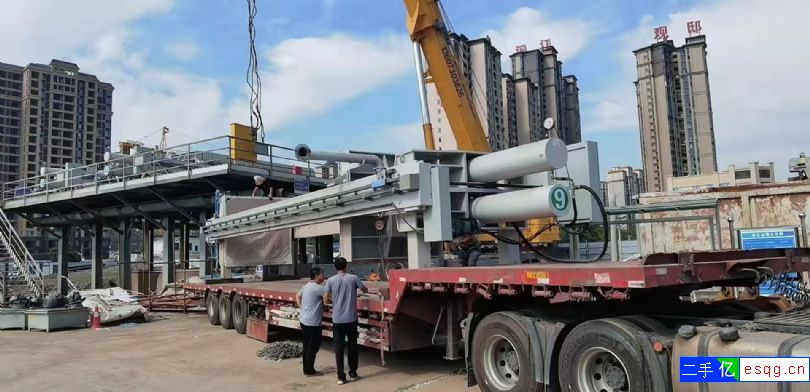 出售二手景津600平方，高效快开自动隔膜压滤机，现-2