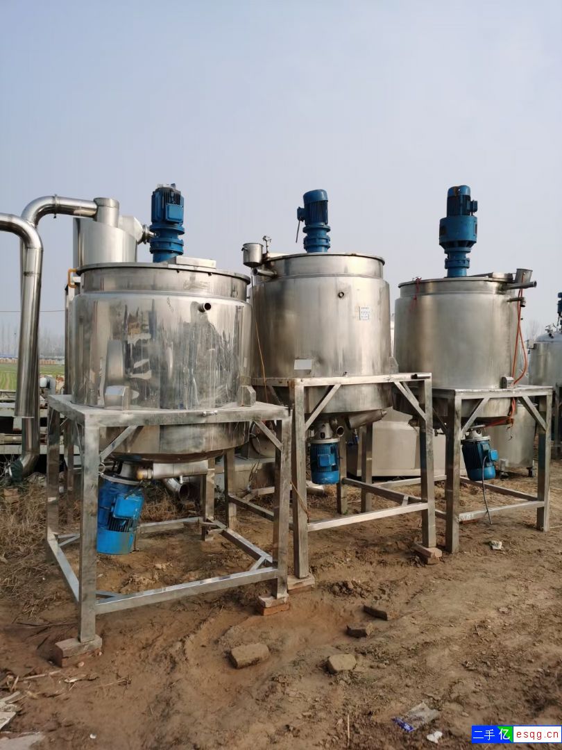 二手9成新不锈钢乳化罐，2立方不锈钢电加热乳化罐-2