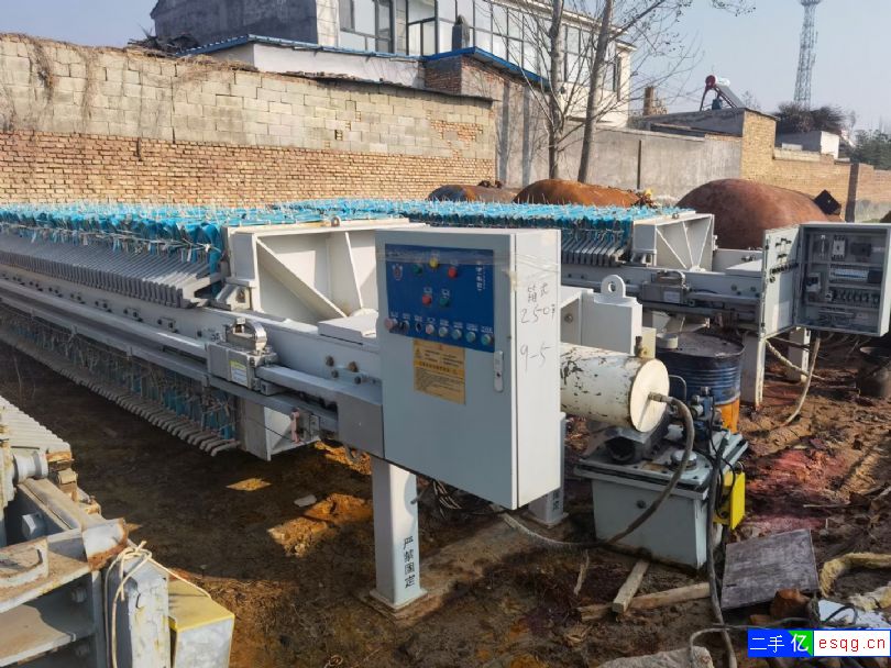 二手压滤机，二手150平方景津压滤机，厢式压滤机，-1