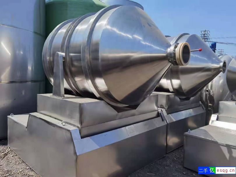 出售二维混合机，二手2000升不锈钢二维混合机，制-1