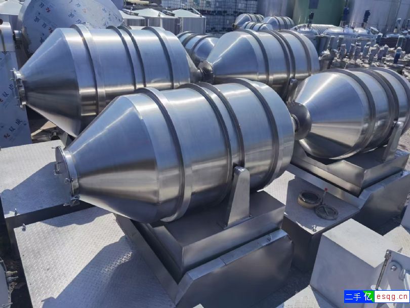 出售二维混合机，二手2000升不锈钢二维混合机，制-2