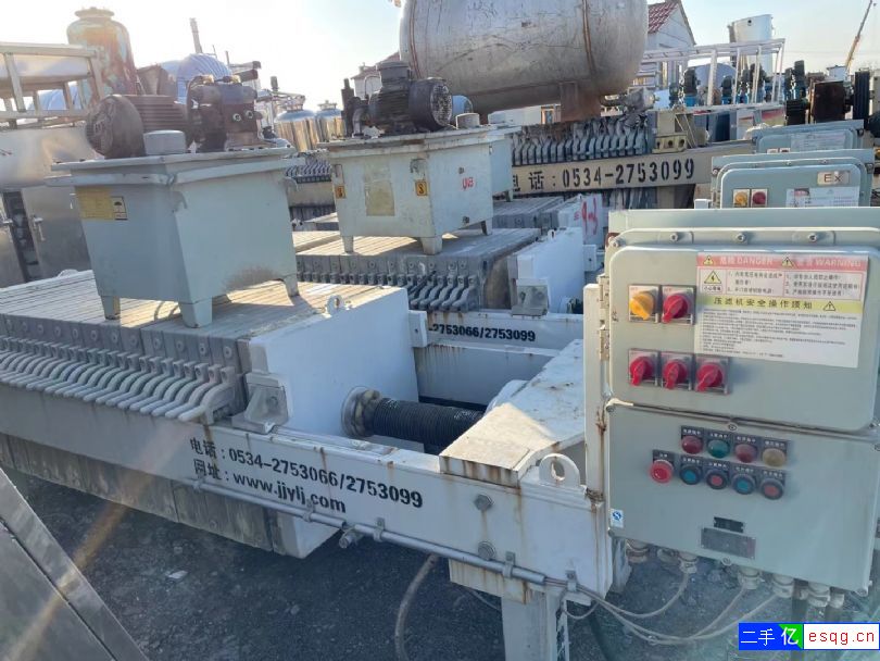 二手30平方景津压滤机三台现货，防爆电柜-1