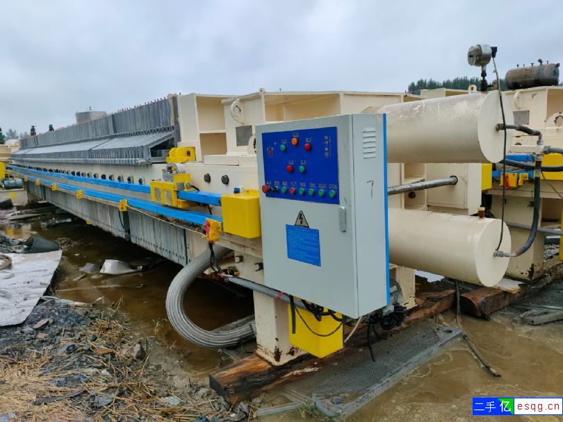 转让9成新压滤机，二手500平方京津箱式压滤机4台-1