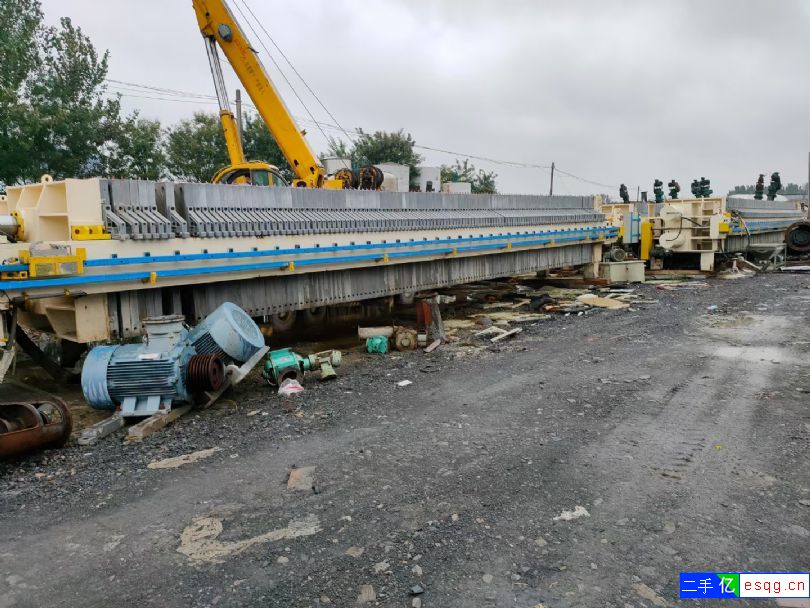 转让9成新压滤机，二手500平方京津箱式压滤机4台-2