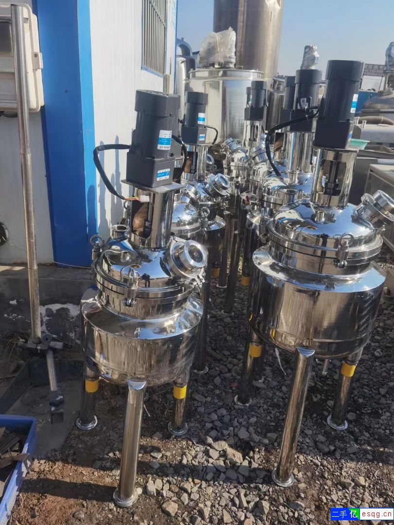 出售全新未用10升20升不锈钢电加热反应釜多台-1