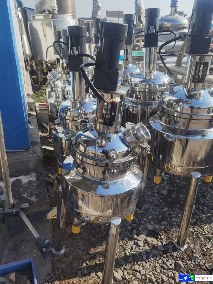 出售全新未用10升20升不锈钢电加热反应釜多台-2