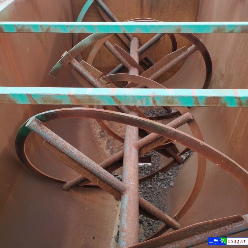 转让9成新10立方螺带混合机，不锈钢螺带混合机-2