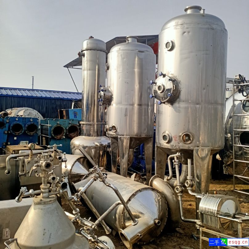 二手浓缩蒸发器，2立方双效浓缩蒸发器，球型浓缩蒸发-2