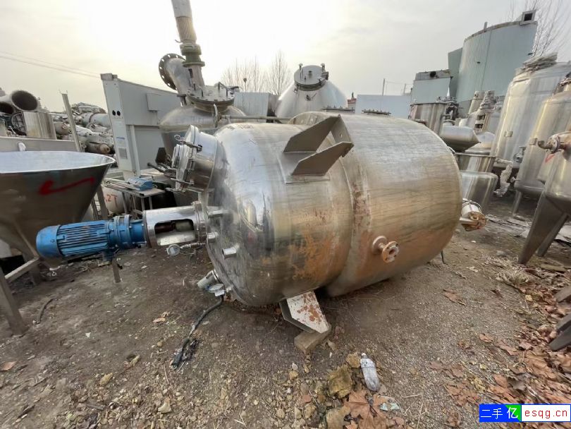 二手不锈钢醇沉罐，3立方不锈钢醇沉罐-1