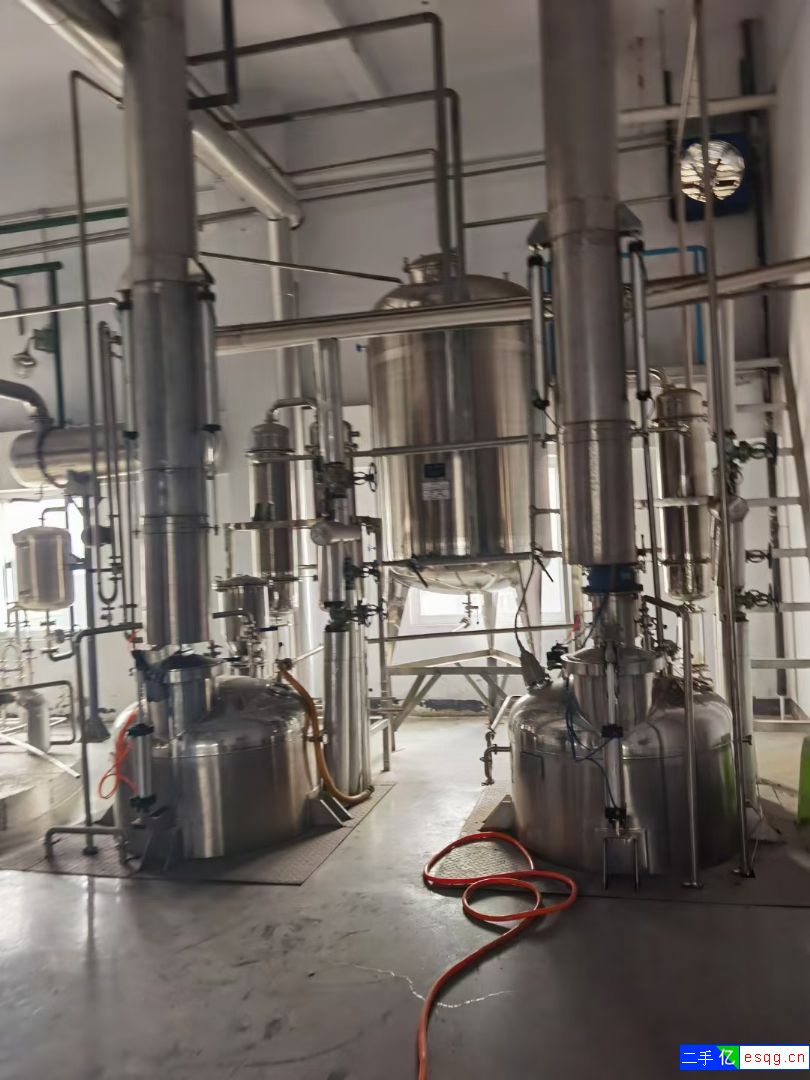 二手浓缩蒸发器，单效多效浓缩蒸发器，降膜蒸发器-1