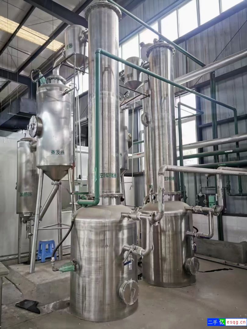 二手浓缩蒸发器，单效多效浓缩蒸发器，降膜蒸发器-2