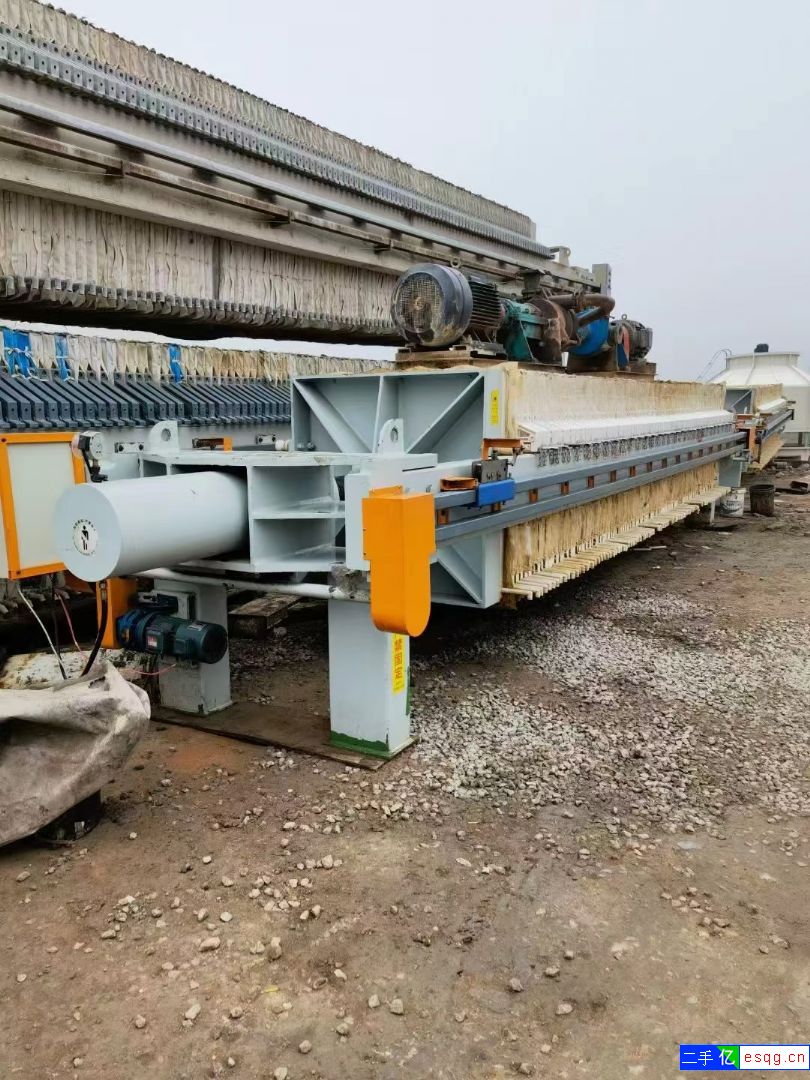 二手景津压滤机，250平方隔膜压滤机，板框压滤机-1