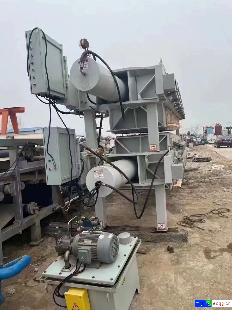 出售二手250平方景津箱式压滤机，景津隔膜压滤机-2