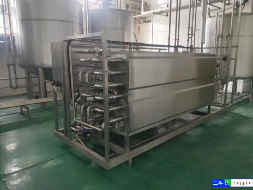 出售二手管式杀菌机，二手5吨管式杀菌机一套-2